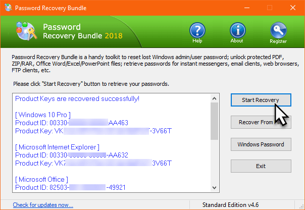 Password Recovery Bundle Crack 8.2.0.3 + Serial Key Free Download