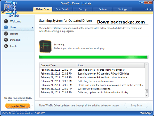 WinZip Driver Updater Crack With License Key Latest Version Download